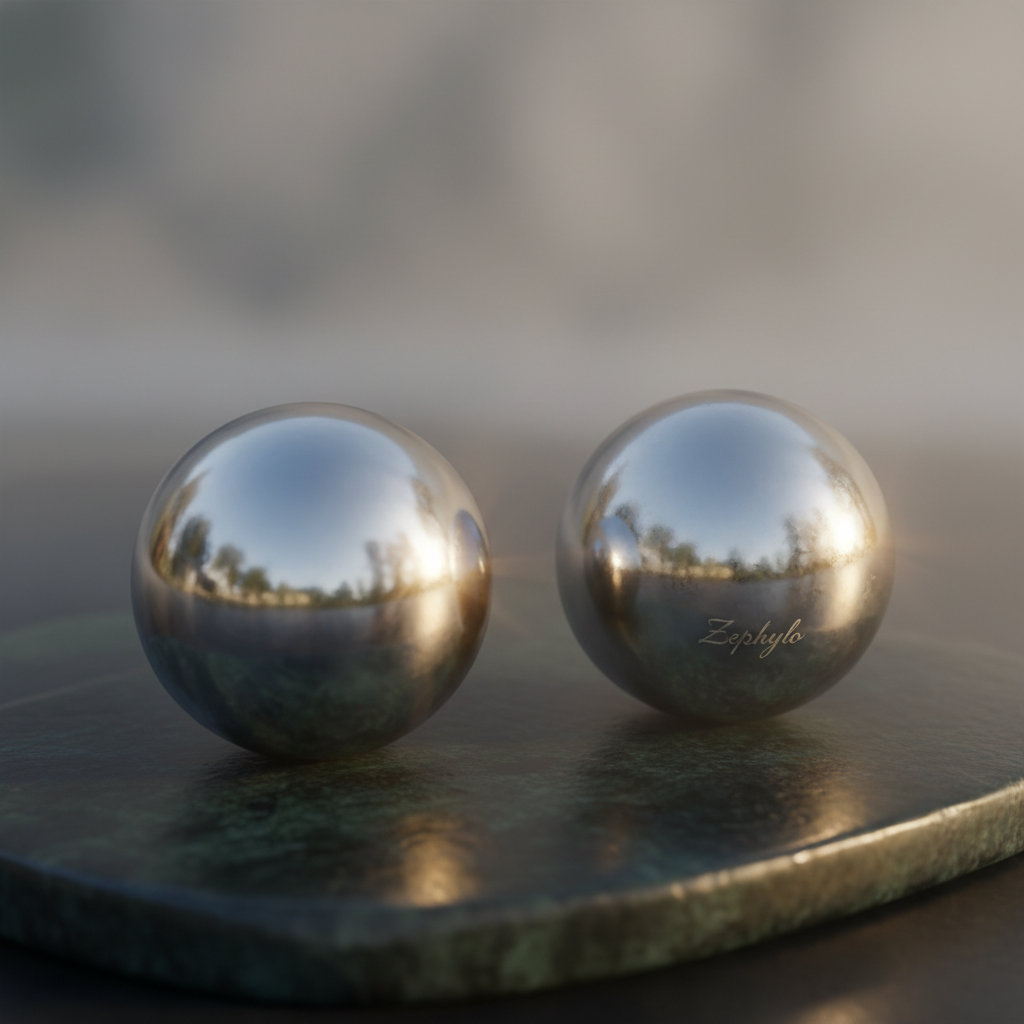 Zephylo Baoding Balls — Traditional Chrome Meditation Balls